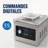 Μηχανή Sous Vide με Καμπάνα 900 W - Συγκόλληση 400 mm Inox