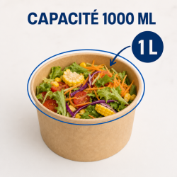 Μπολ Σαλάτας Kraft 1000 ml Ø 150 mm - Παρτίδα των 300