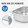 Bac Gastro GN 2/3 Inox 9 L - Βάθος 100 mm