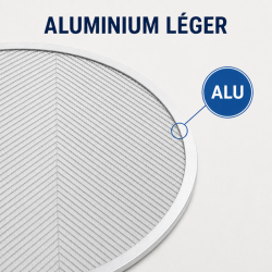 Perforated Pizza Plate Ø 250 mm Aluminum — Dynasteel