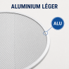 Perforated Pizza Plate Ø 250 mm Aluminum — Dynasteel
