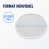 Perforated Pizza Plate Ø 250 mm Aluminum — Dynasteel