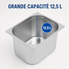 Bac Gastro GN 1/2 Inox Profondeur 200 mm 12,5 L