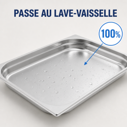 Gastro GN 1/1 Stainless Steel Pan 40 mm - 4 L - Pro Kitchen