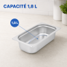Bac Gastro GN 1/4 Inox — Βάθος 65 mm — 1,8 L