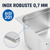 Bac Gastro GN 2/3 Inox 13 L - Βάθος 150 mm