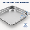 Bac Gastro GN 2/3 Inox — 40 mm, 3 L, Πλυντήριο Πιάτων