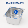Bac Gastro GN 2/3 Inox 18 L - Βάθος 200 mm