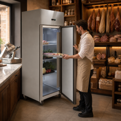 Armoire Réfrigérée Positive 650 L Inox GN 2/1 Ventilée