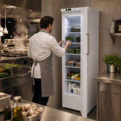Ventilated Refrigerated Cabinet 306 L +2/+8 °C Solid Door