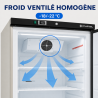 Stainless Steel Freezer Cabinet 510 L Ventilated -18/-22 °C
