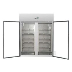 Positive Refrigerated Cabinet 1400 L 2 Glass Doors GN 2/1