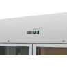 Positive Refrigerated Cabinet 1400 L 2 Glass Doors GN 2/1
