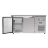 Table Réfrigérée Positive 2 Portes 228 L Ventilée Inox