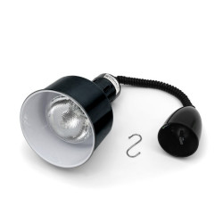 Black Dynasteel Heat Lamp - Keeps warm for professionals