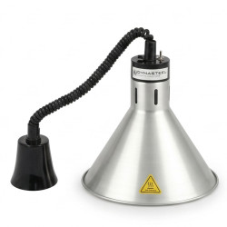 Silver Conical Heat Lamp Dynasteel - Keeps food warm for catering professionals