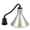 Silver Conical Heat Lamp Dynasteel - Keeps food warm for catering professionals