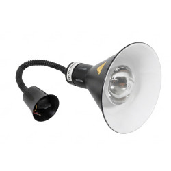 Black Conical Heat Lamp with Bulb - Dynasteel
