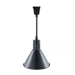 Black Conical Heat Lamp with Bulb - Dynasteel