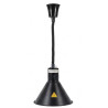 Black Conical Heat Lamp with Bulb - Dynasteel