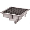Caniveau de Sol en Inox 40 X 40 cm