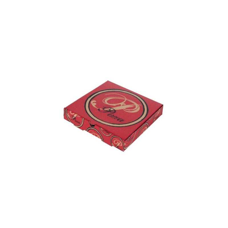 Red Pizza Box - 33 x 33 cm - Eco-friendly - Pack of 100