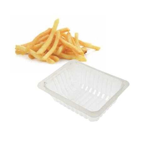 Translucent French Fries Tray - 50 cl - Pack of 250