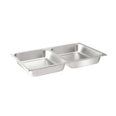 GN 1/1 tray for Chafing Dish with 2 compartments Hendi