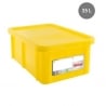 Ορθογώνιος Κάδος 35 L + Κίτρινο Καπάκι HACCP