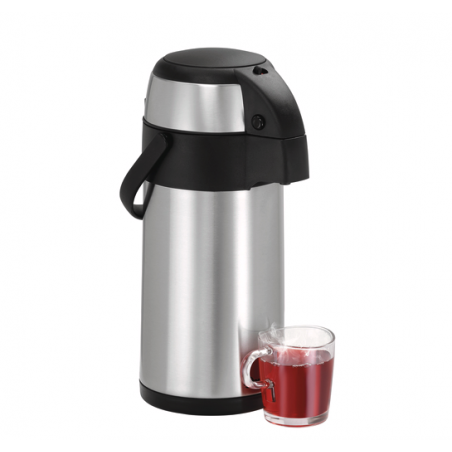 Pot thermos 3L avec pompe pour la restauration