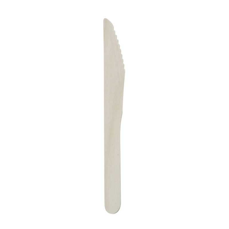 Ξύλινο μαχαίρι από φλοιό συκομούρας - 160 χιλιοστά - Πακέτο 100