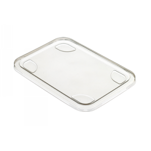 Lid for 2-Compartment PP Tray - 183 x 131 mm - Pack of 50
