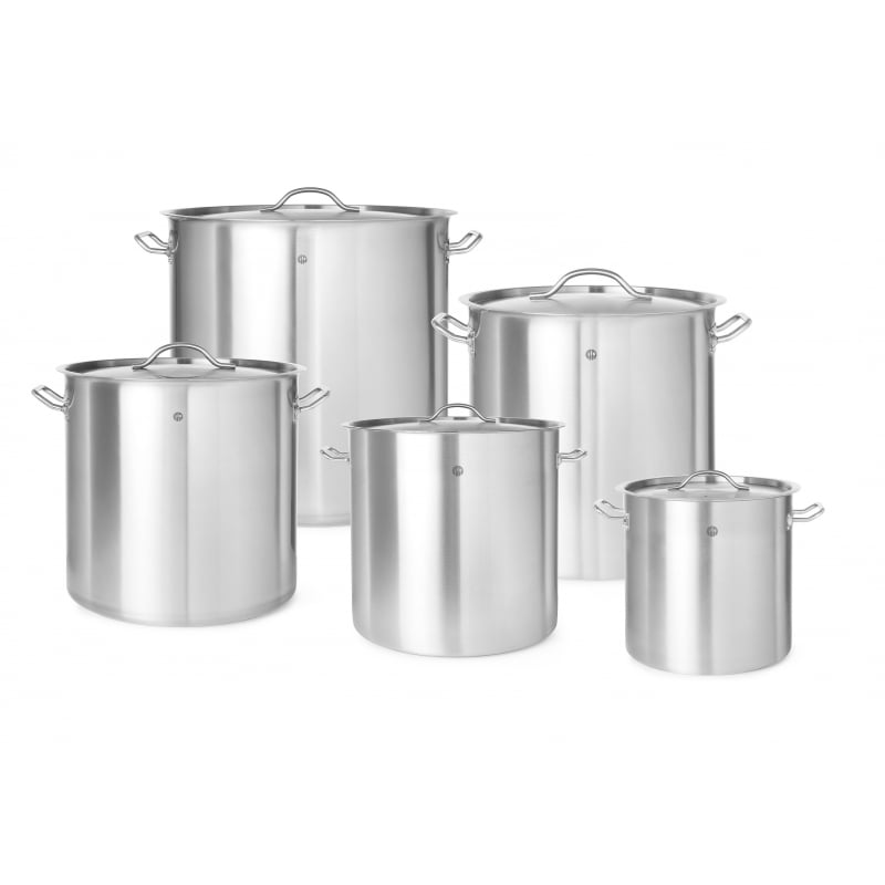 Marmite avec Couvercle Inox Budget Line - 32 cm