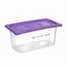 Gastronorm Lid Purple - GN 1/9