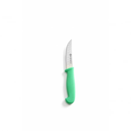 Universal Green Knife for Fruits and Vegetables - 9 cm Blade