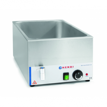 Bain-marie Kitchen Line with drain tap