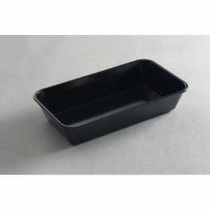 Black Meat Tray - 300 x 190 mm