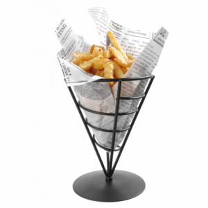 Support for French Fries Cone - Black