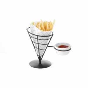 Support for French Fries and Sauce Cone