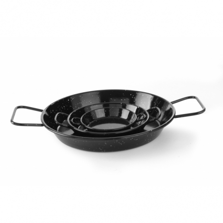 Enameled Paella Pan - 100 mm in Diameter