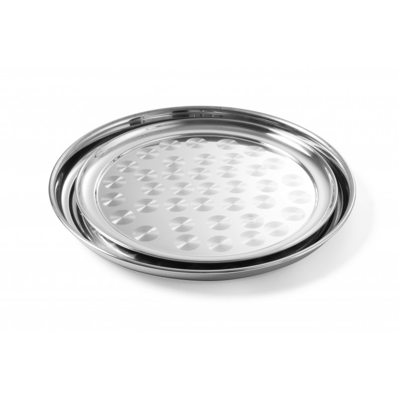 Service Tray Ø 300 mm HENDI - Elegance and practicality in stainless steel