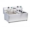 Friteuse Mastercook - 2 x 8 L - Marque HENDI - Fourniresto
