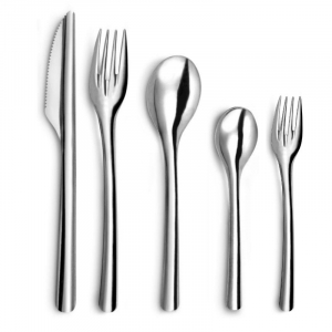 Small Forks Slim Range 2 - Pack of 12: Resistant stainless steel 18/0, ideal for takeaway meals