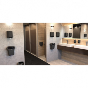 Black Cleanline Hand Towel Dispenser - JVD - Fourniresto