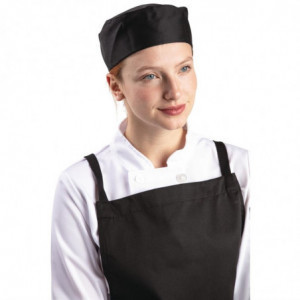 Καλότ μαγειρικής μαύρο από πολυβαμβάκι - Μέγεθος XS 53,3 εκ. - Λευκά Ρούχα Σεφ - Fourniresto