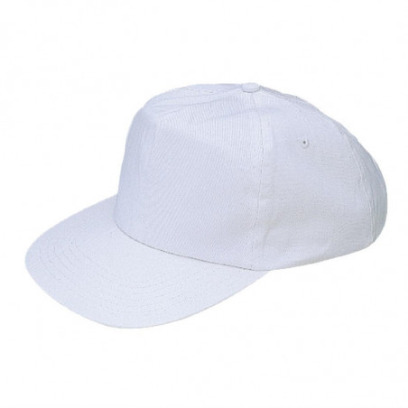 Καπέλο μπέιζμπολ λευκό με ρυθμιζόμενο λουράκι - Ενιαίο μέγεθος - Whites Chefs Clothing - Fourniresto