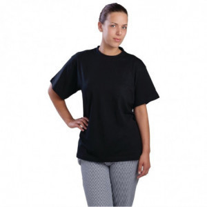 Tshirt Mixte Noir - Taille L - FourniResto - Fourniresto