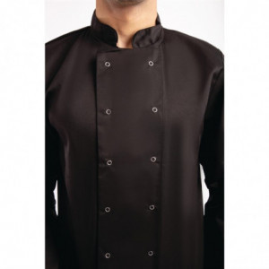 Veste De Cuisine Mixte Noire À Manches Longues Vegas - Taille L - Whites Chefs Clothing - Fourniresto