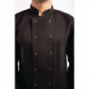 Unisex Black Long Sleeve Vegas Kitchen Jacket - Size Xs - Whites Chefs Clothing - Fourniresto