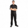 Μαγειρική σακάκι μαύρο με κοντά μανίκια Vegas - Μέγεθος XXL - Whites Chefs Clothing - Fourniresto